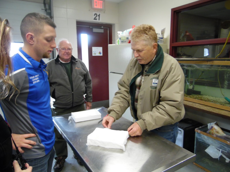 Trout eggs delivered on schedule